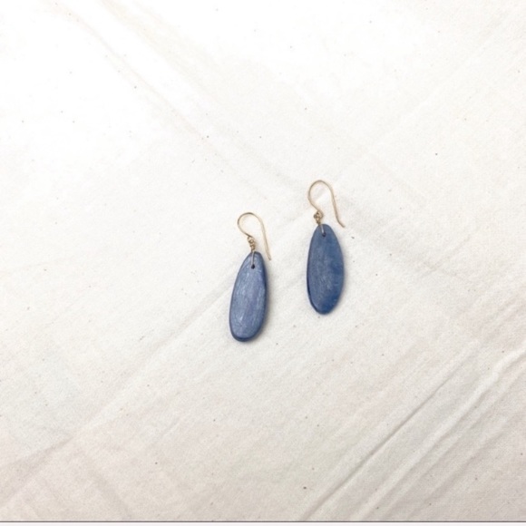 Genuine Kyanite Earrings - Picture 6 of 12